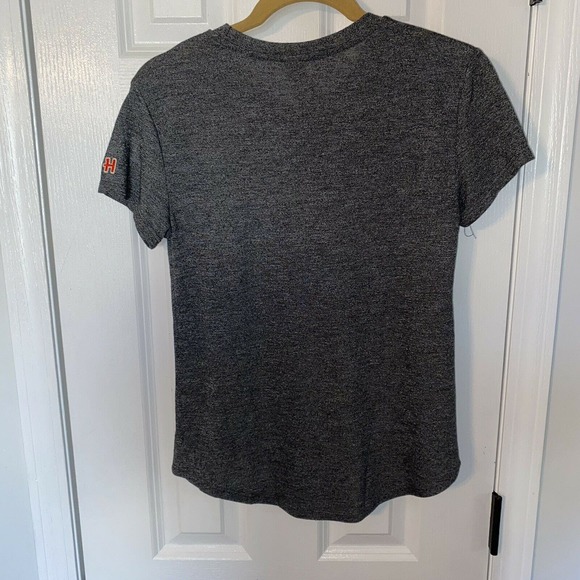 Homage Women's T-Shirt Size XS Stretch Short Sleeve Crew Neck Heather Gray - Picture 4 of 4